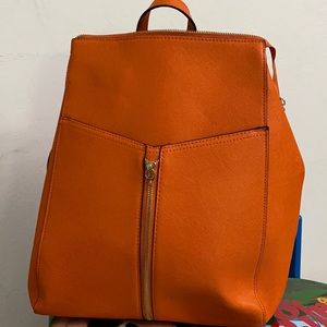 Nieman Marcus Orange Backpack